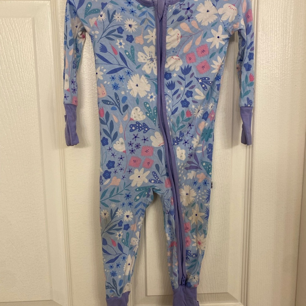 Floral Kids One Piece Pajama